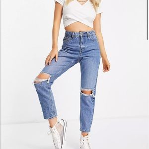Topshop mom jeans